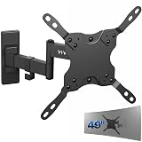 VIVO Full Motion Ultrawide Monitor Wall Mount, Fits Ultra-Wide Screens up to 49 inches and 44 lbs, Wide VESA Range with Tilt and Swivel, Black, MOUNT-VW06