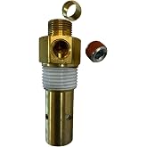 Sellerocity American Made Check Valve Compatible with Coleman Powermate Husky Sanborn 031-0066, Includes Port Plug &amp; Ferrule