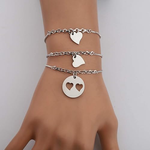 AKTAP Mother Daughter Bracelets Mom and Daughter Jewelry Mother's