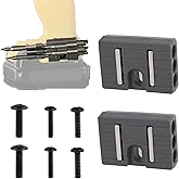 2pcs Universal Fit Magnetic Bit Holders, Fits Both Left and Right Side of Impact Driver with 6 Screws Drill Bits Storage Tool