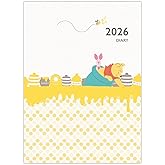 Hallmark Disney Winnie the Pooh 2026 A5 Monthly Family Planner 845841 (Starts on December 2025)