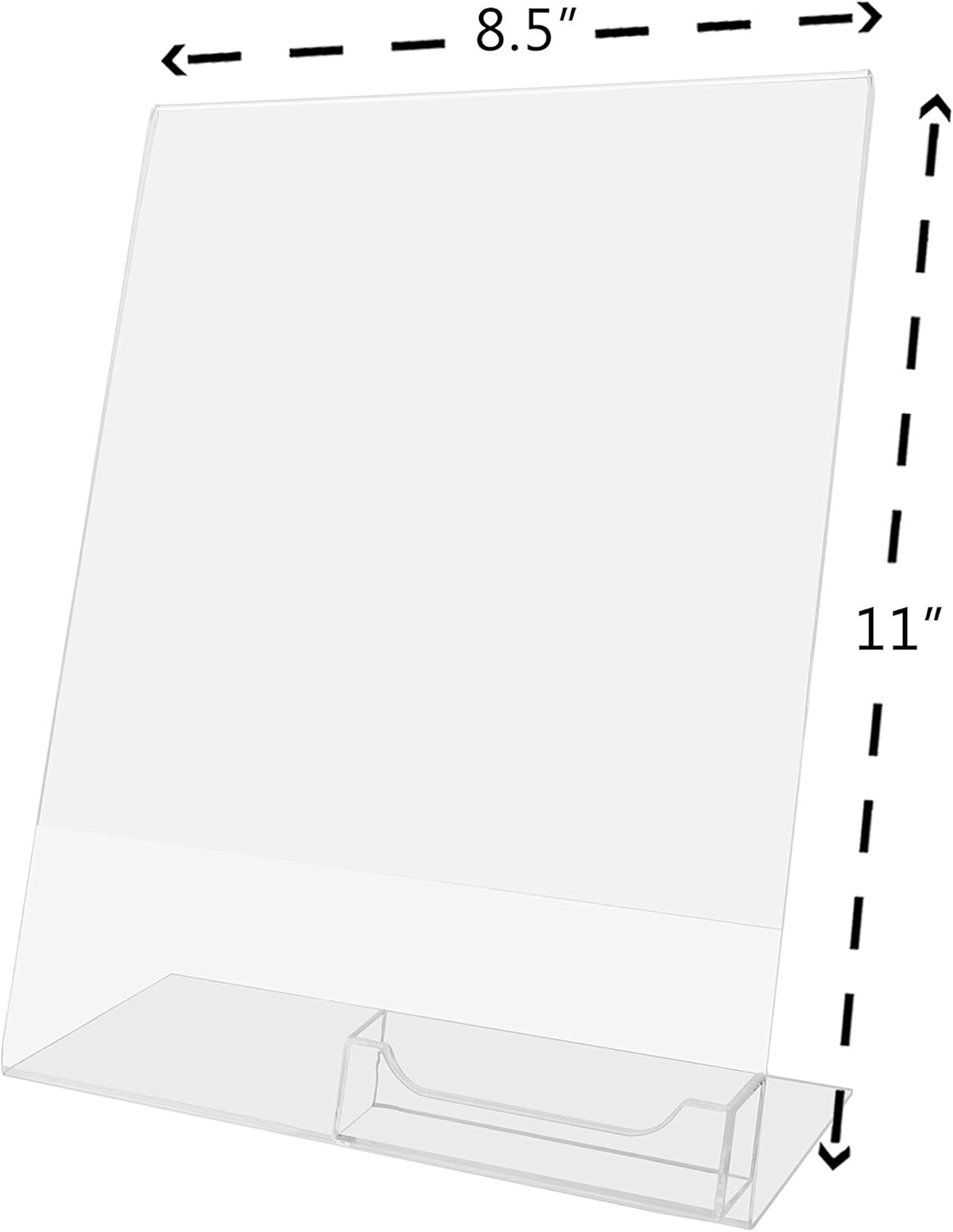 outdoor brochure holders on Office Products Marketing Holders Outdoor Brochure Holder Literature Brochure Holder With Business Card Holder White 8 5w X 11h Office Supplies