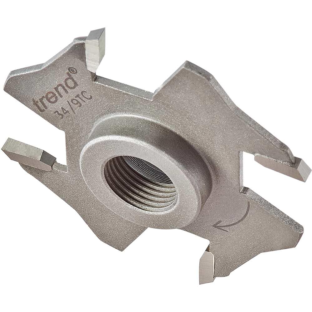 Trend Professional Slotter 2.5mm Kerf M12mm Bore Router Cutter, M12 Threaded, 34/9TC โ image 1