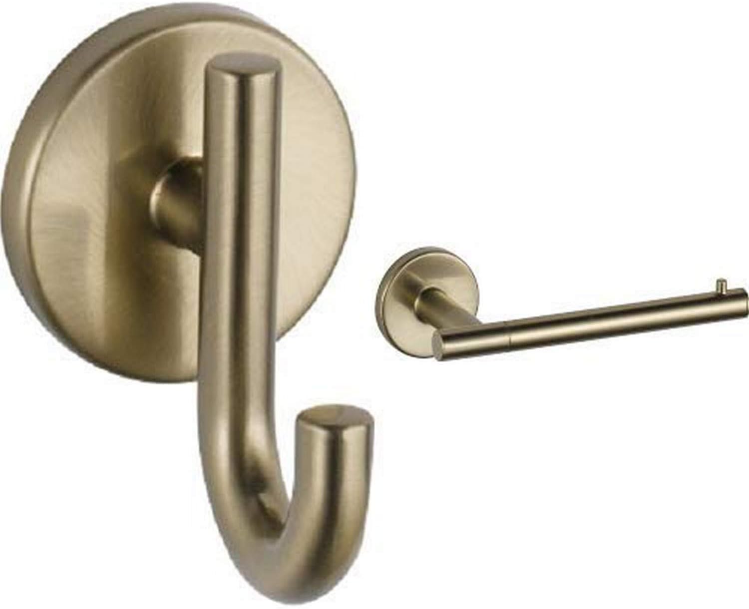 Delta Faucet Bathroom Accessories 75935 Trinsic Bathroom Towel Holder Hook, Polished Chrome, 2.84 x 1.13 x 2.84 inches - Kitchen Faucet - 