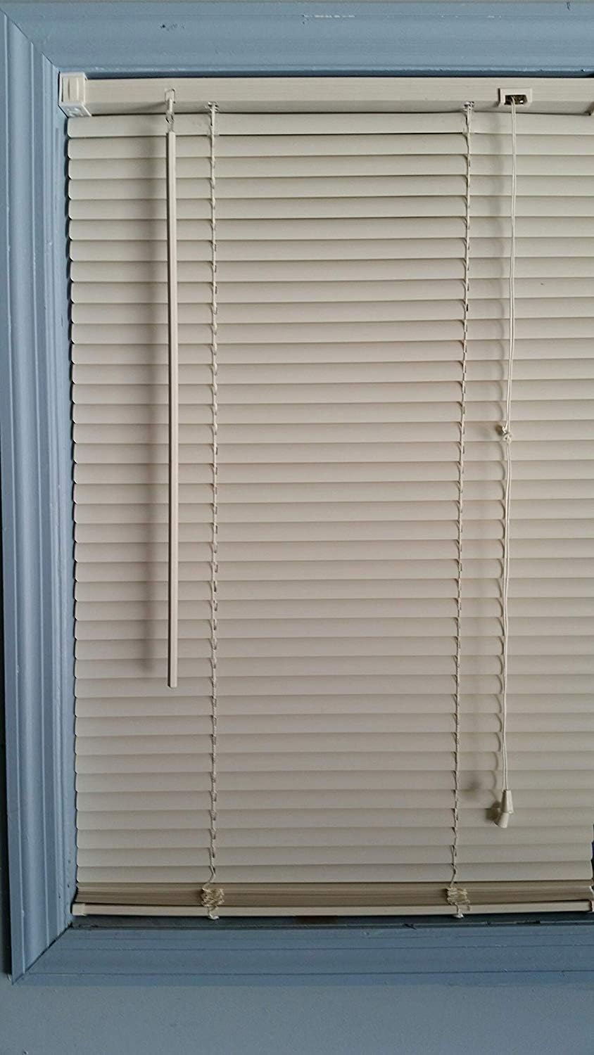 GSP Direct 1" Vinyl Room Darkening Blind 52" W X 64" L Vanilla Home & Kitchen