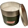 Coleman Outdoor Citronella Candle, Decorative Tin Candle for Patio, Backyard, Outdoor, Camping Candle, Tin Candle with Cover, Up to 25 Hours Burn time, 11oz