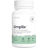 Simplix | Natural Supplement to Strengthen The Immune System | Respond to Outbreaks | Source of Highly Researched Mushroom & Seaweed Polysaccharides 60 Veggie Capsules (1 Pack)