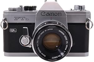 Canon FTb-QL Manual Focus SLR Camera With Canon 50mm f/1.8 FL Lens (Renewed)