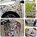 Fngeen Random Sticker 50-500pcs Variety Vinyl Car Sticker Motorcycle Bicycle Luggage Decal Graffiti Patches Skateboard Stickers for Laptop Stickers (50pcs)