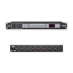 FMUSER 10-Outlet Power Sequencer Conditioner, 3000W