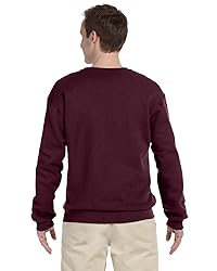 Jerzees - Crewneck Sweatshirt. 562M, 2XL, Maroon
