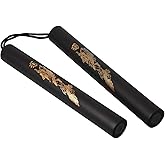 Jandays Nunchucks Nunchakus-Foam Safe Rubber Nunchakus