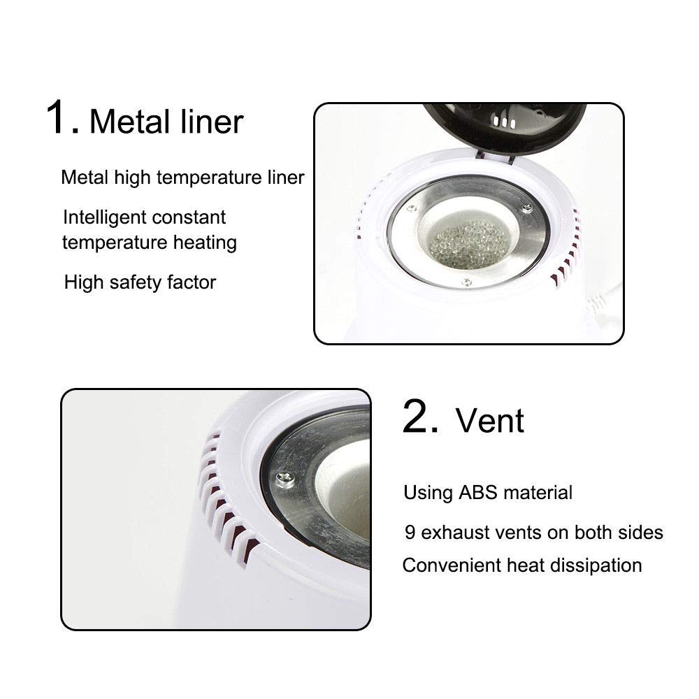 Nail Sterilizer Pinkiou Nail Art Tools Cleaner Pot for Manicure Salon Nipper Clean Machine Scissor Sterilizing Equipment: Beauty