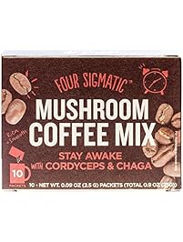 Four Sigmatic Mushroom Coffee with Cordyceps & Chaga, 0.09 Ounce (10 Count)