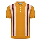OXKNIT Men’s Vintage Knit Polo Short Sleeve