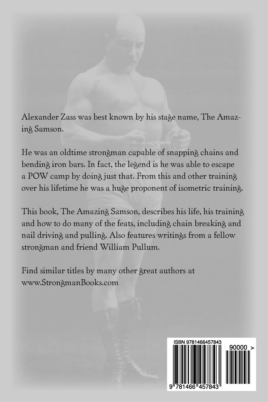 The Amazing Samson Zass Alexander Amazon De Bucher