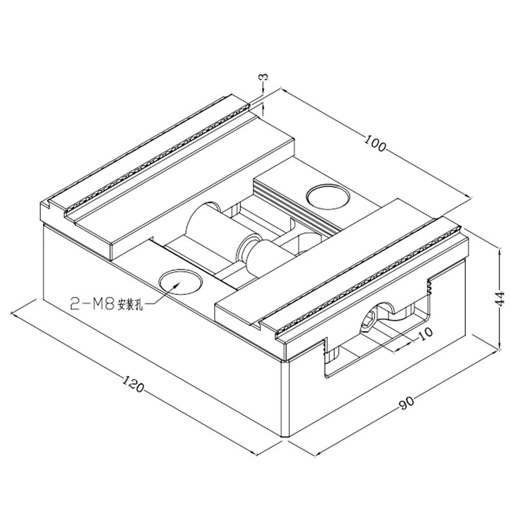 Precision Self Centering Vise 150mm CNC Precision Mill Vise - Precision Tool Vise And Tool Vise