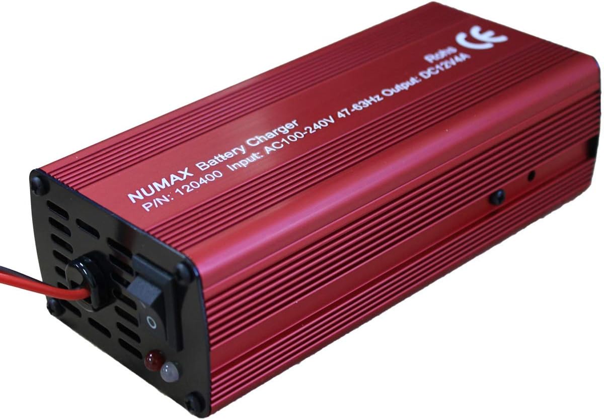 Numax Lawnmower Battery Charger 12V 4A