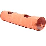 Favorite Lightweight Collapsible Cat Fun Tunnel Toy with Dangling Ball