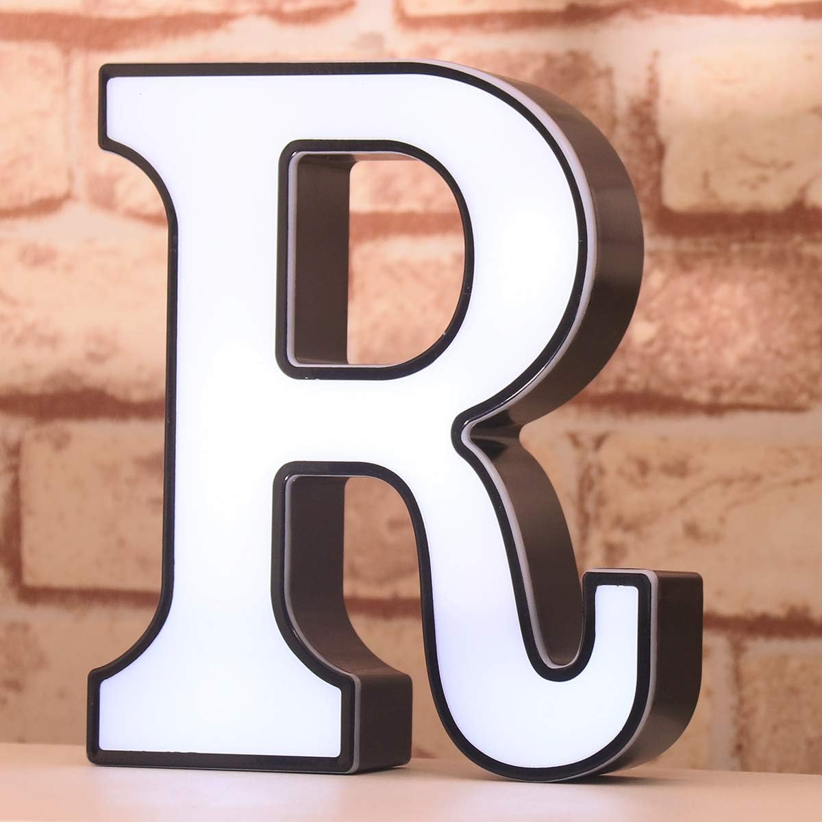 Elnsivo Cinema LED Letter Lights Marquee Letters Novelty Alphabet Light Up Name Sign for Wedding Birthday Party Decoration Letters (Letter R)