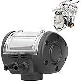YIHAOSSING Milking Machine Pulsator,2 Exits Milking Pneumatic Pulsator,Adjustable Milker Accessories for Dairy Farms and in Milk Product Plants（L80 PA-2 Plastic Outlet