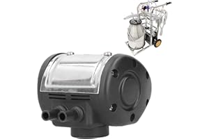 YIHAOSSING Milking Machine Pulsator,2 Exits Milking Pneumatic Pulsator,Adjustable Milker Accessories for Dairy Farms and in Milk Product Plants（L80 PA-2 Plastic Outlet)