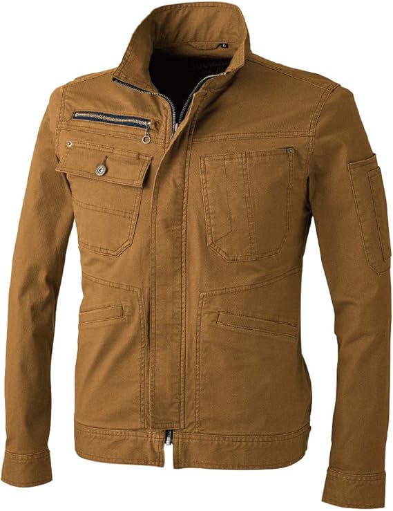 Amazon Co Jp 作業服おしゃれ 作業着 長袖 ジャケット 秋冬春 ストレッチ 伸縮 スタイリッシュ 細身 Dogman 服 ファッション小物