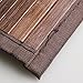 iDesign Formbu Bamboo Floor Mat Non-Skid, Water-Resistant Runner Rug for Bathroom, Kitchen, Entryway, Hallway, Office, Mudroom, Vanity, 34