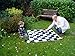 Garden Games Junior Jumbo Checkers (Played on a 4' X 4' Mat!)