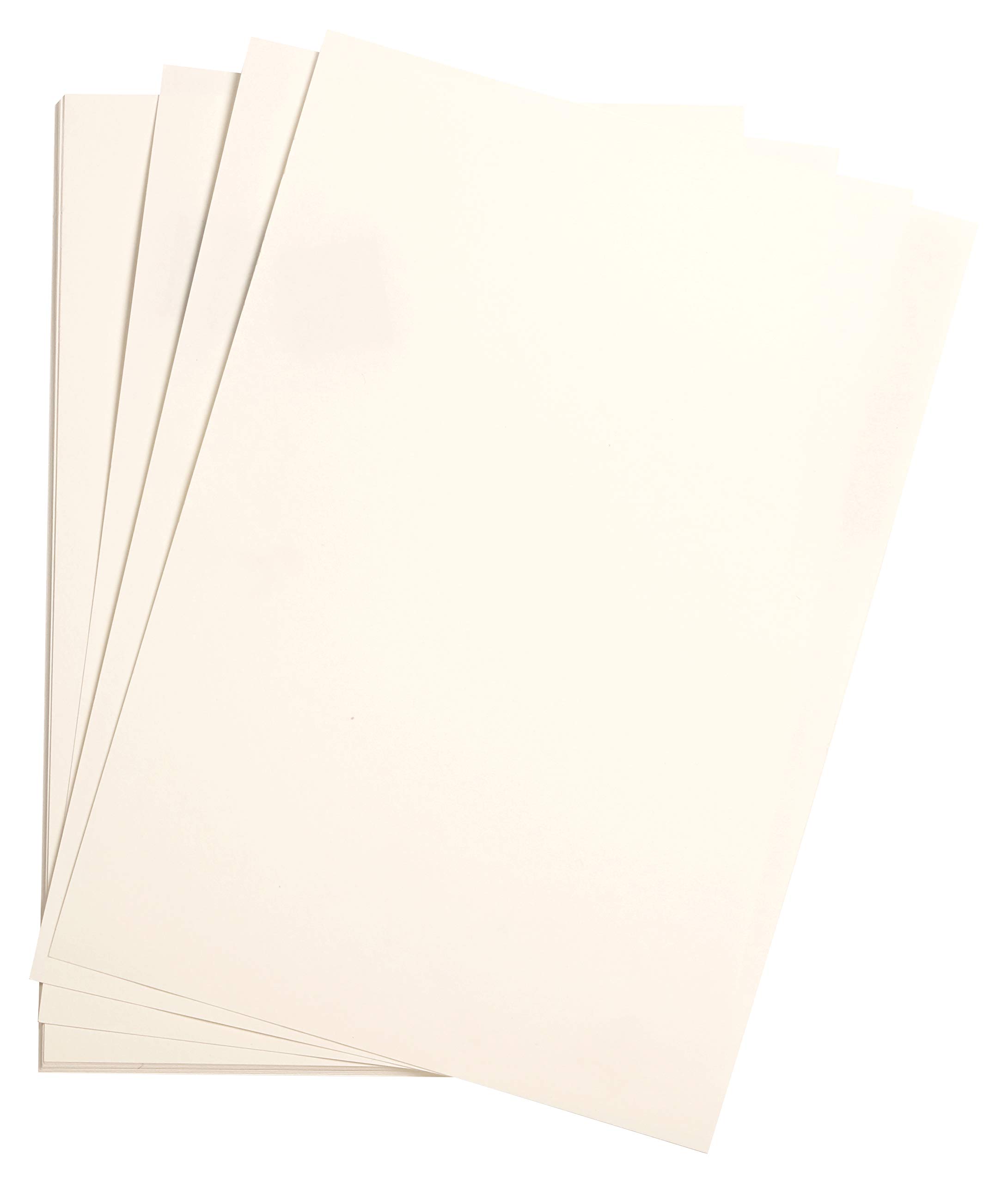 Clairefontaine - Ref 90790C - Etival Coloured Grained Drawing Paper (Pack of 25 Sheets) - A3 (42 x 29.7cm) - 160gsm Cellulose Art Paper - White - Acid Free, pH Neutral