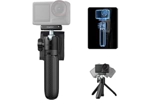 ULANZI MT66 Magnetic Mini Extension Rod Tripod for DJI Osmo Action 5 Pro/4/3/Osmo 360, w Backpack Strap Quick Release for Vlo