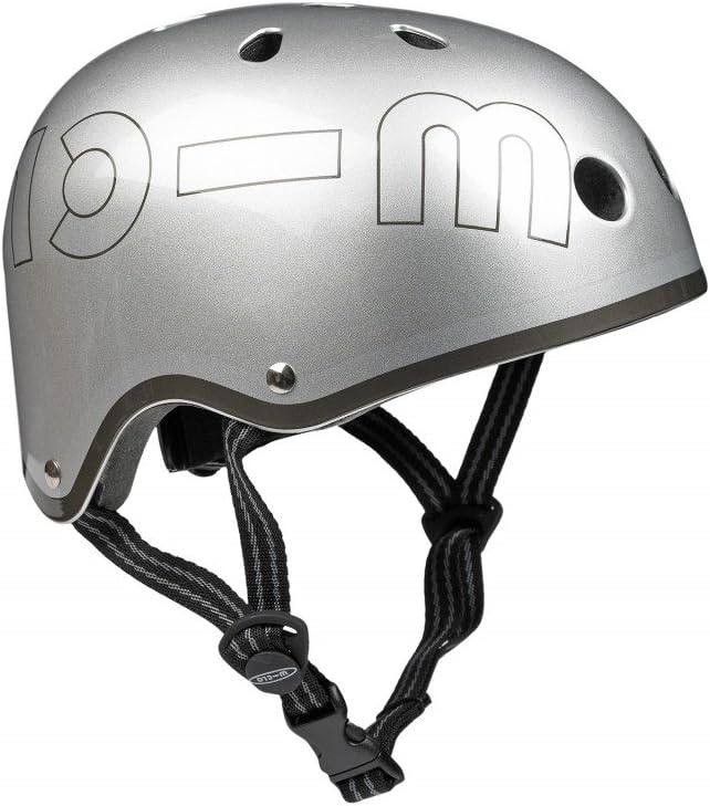 metallic bike helmet