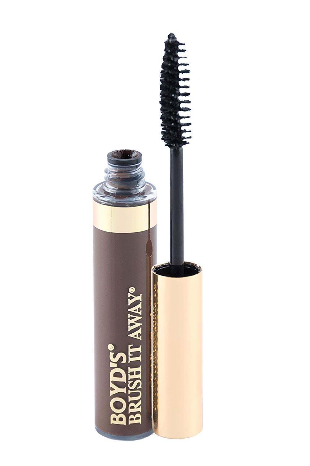 Boyd's Brush It Away - Hair Mascara and Root Touch Up Medium Brown, 1 Pack (1 x 7.4 mL)