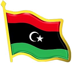 Libya Flag Lapel Pin - Enamel Metal National Badge