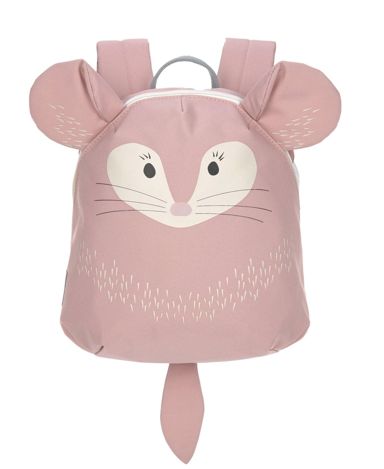 LÄSSIG About Friends Tiny Backpack Small child backpack for daycare with chest strap from 2 years old, 24 cm, 3,5 L, Chinchilla