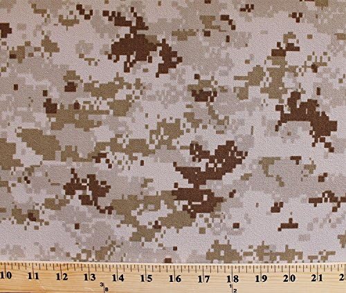 United States Marine Corps Digital Camouflage Desert Sand Brushed Heavy Twill Fabric by The Yard (8318S-2M)