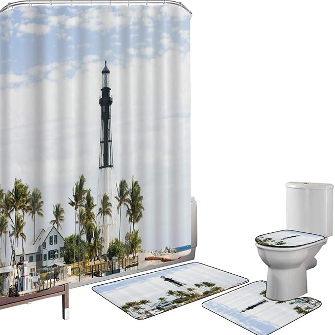 Duschvorhang Set Badezimmerzubehör Teppich Vereinigte Staaten Badematte