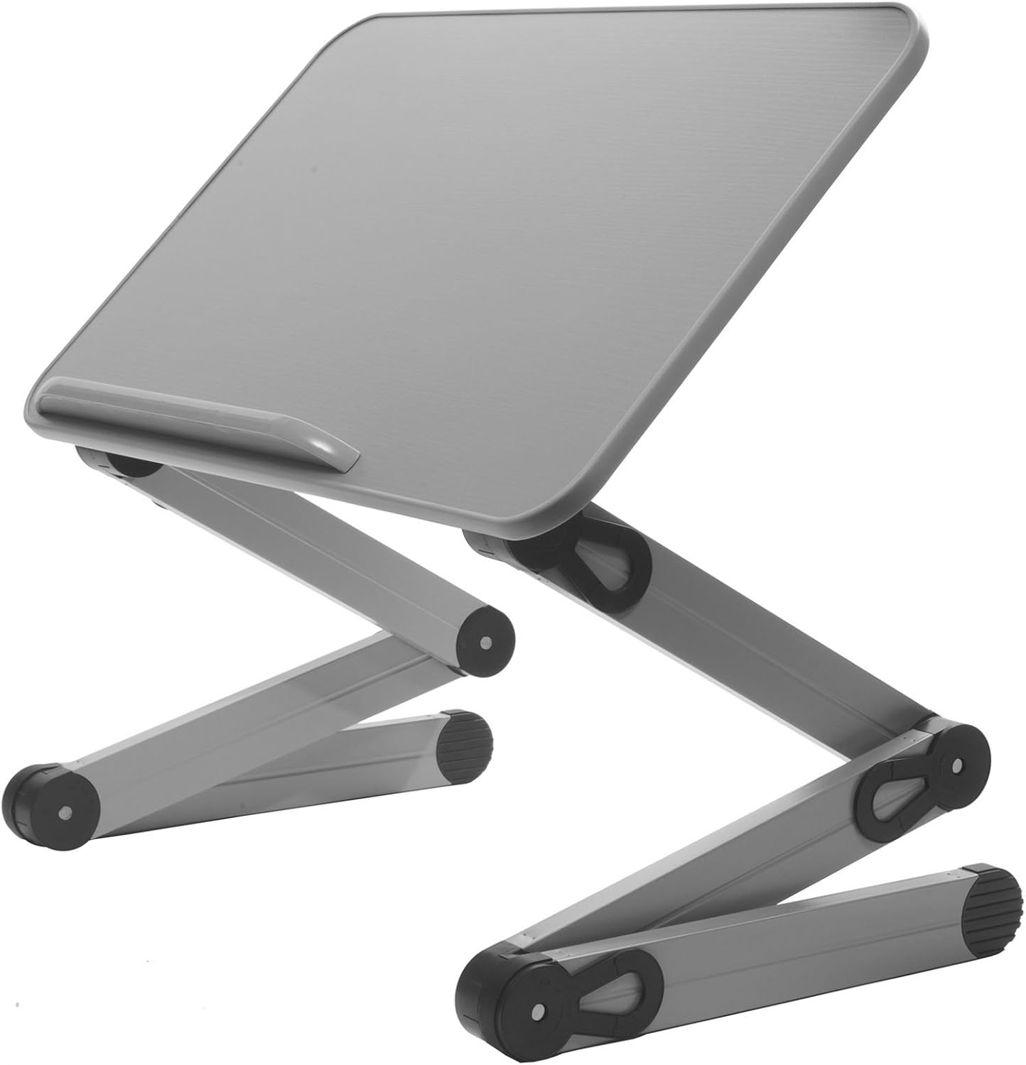TZone Standing Desk Top Extender (Grey), 4Leg Medium Table Top