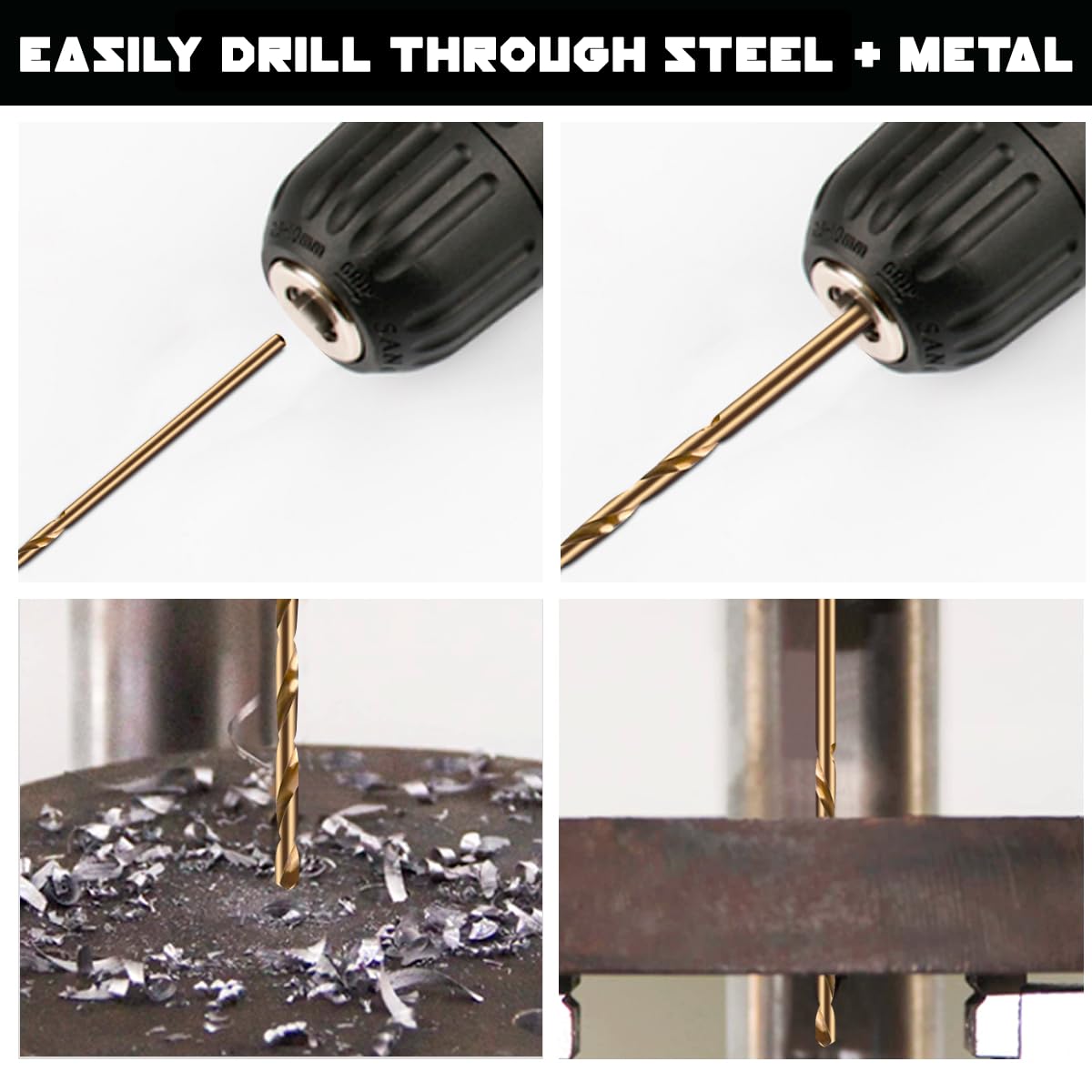 Owl Tools 8mm Cobalt Drill Bits - 13 Pack of M35