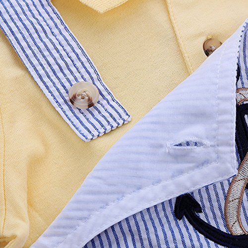 Bebone Baby Boys Overalls Stripe Cotton Romper - Image 7