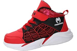 YTRXM Boys Sneakers Basketball Shoes Lightweight Kids Tennis Running Shoes Children Athletic Sport Walking Shoes for Boys Gir