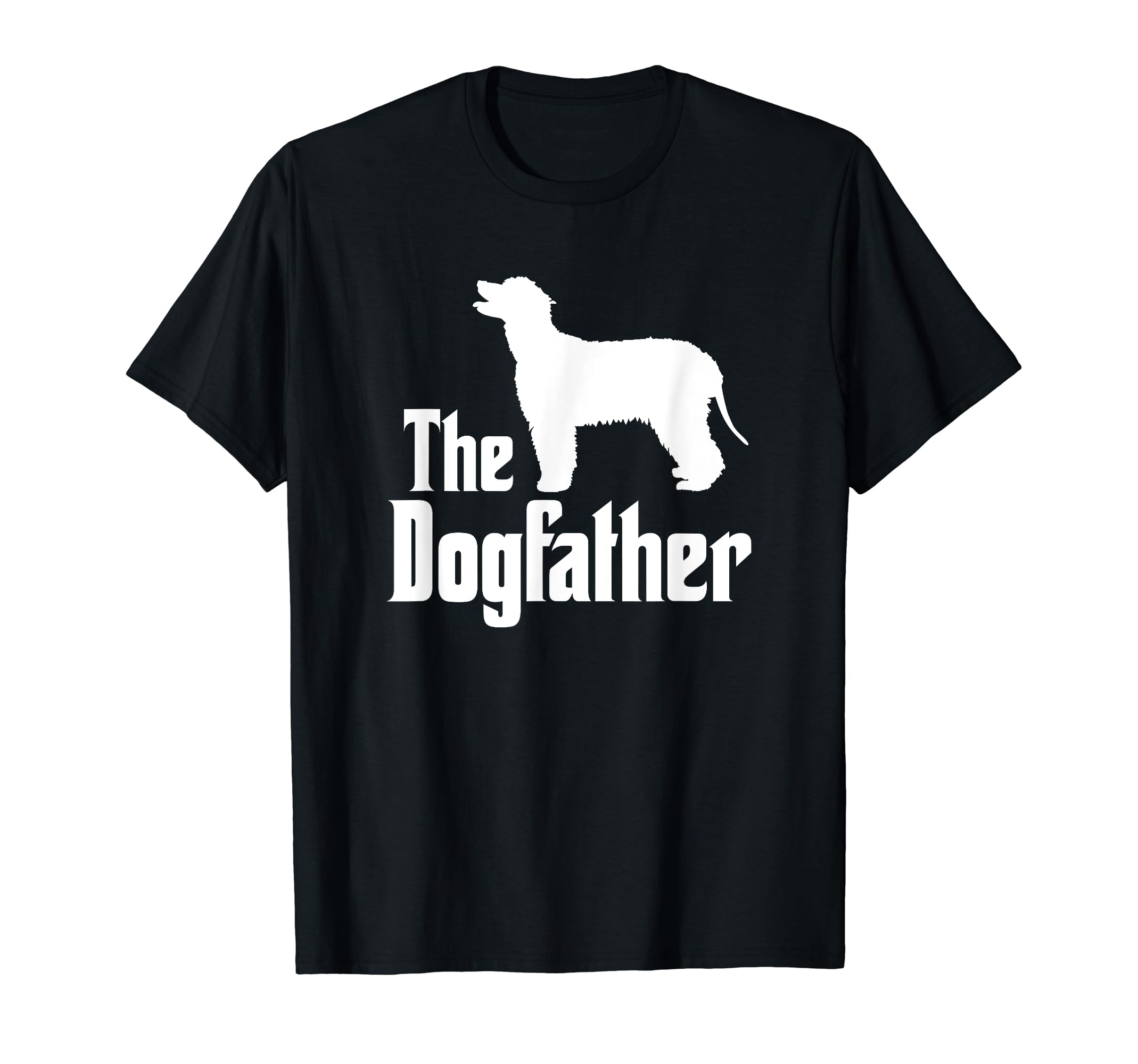 The Dogfather - funny dog gift, funny Irish Water Spaniel T-Shirt