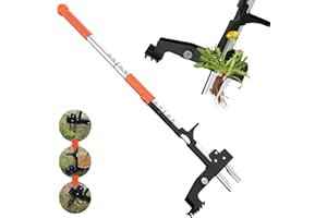 POOSIDE Weed Puller Tool, Gardening Stand-Up Weeder Puller with Ergonomic 39.3" Long Handle and 3 High-Strength Stainless Steel Claws, Easily Remove Weeds Without Bending, Pulling, or Kneeling