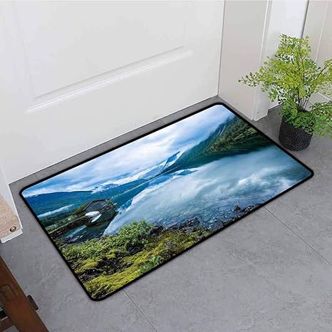 Amazon Com Onecute Crystal Velvet Doormat Nature Landscape
