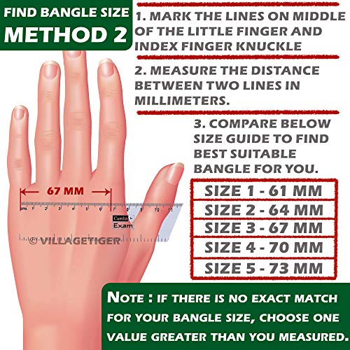 VillageTiger-Silver-Plated-Gold-Plated-Brass-Stainless-Steel-Kada-For-Men-Boys