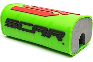 SCAR oversize bar pad for crossbar Motocross ATV Motorcycle Dirtbike Enduro Supermoto (Green)