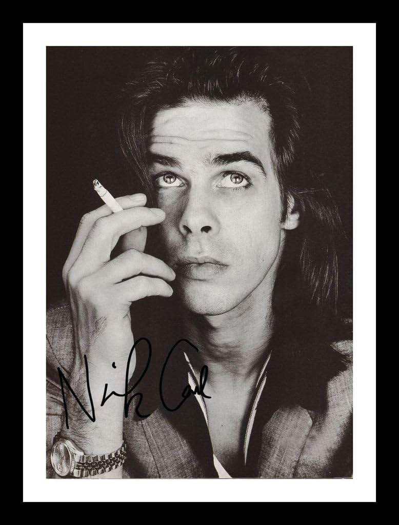 Nick Cave Autographed Signed And Framed A4 21cm x 29.7cm Poster Photo