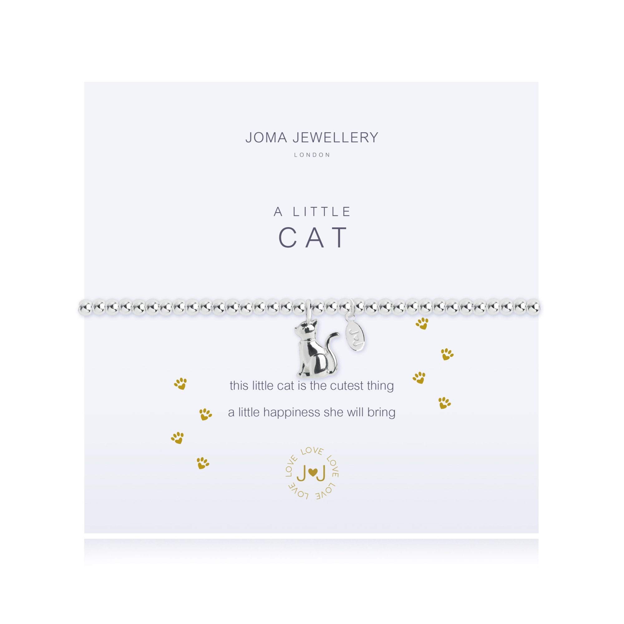 Joma Jewellery a Little Cat Bracelet