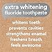 Hello Oral Care Extra Whitening Travel Sized Fluoride Toothpaste, Pure Mint, 0.85 Ounce