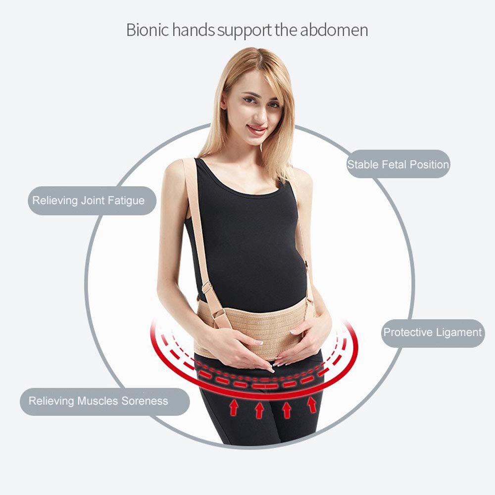 Aigori Maternity Belt With Shoulder Straps Belly Band For